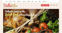 Desktop Screenshot of bellavitacatering.com